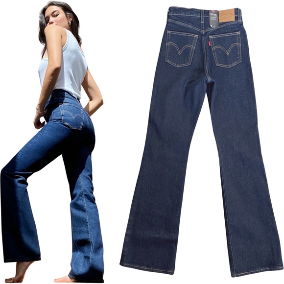Levi’s Premium Ribcage Bootcut Women’s Jeans in High Key - Picture 1 of 16
